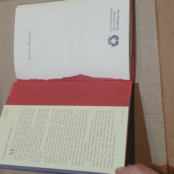 2/$8 📚 Mitch Albom For One More Day set - Picture 6 of 13